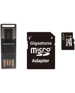 Gigastone GS-4IN1600X32GB-R Prime Series microSD Card 4-in-1 Kit (32GB)