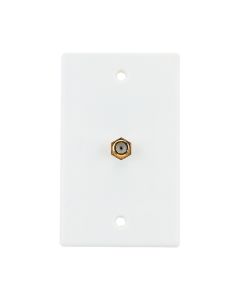 RCA VH61R Single Coaxial In-Line Wall Plate