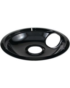 Stanco Metal Products 414-8 Black Porcelain Replacement Drip Pan (8")