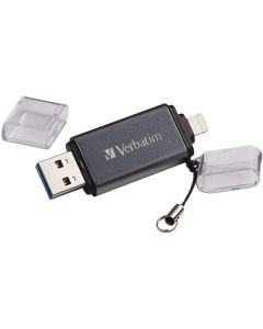 Verbatim 49300 iStore 'n' Go USB 3.0 Flash Drive with Lightning Connector (32GB)