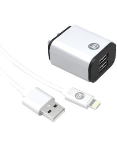 2A USB WALL CHRGR WHT