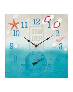 SUMMERTIME CLOCK/THERM